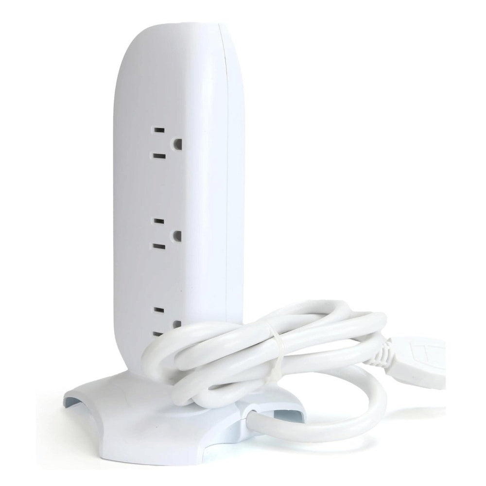 Emerson 5-Outlet USB Charging Tower Surge Protector Model EAP-1001 4ft Cable Image 2