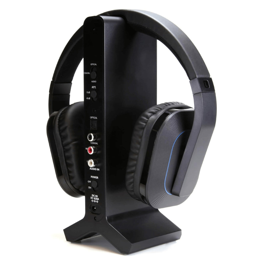 Emerson 2.4G Wireless TV Headset with High-Definition Audio and Charging Stand Image 3