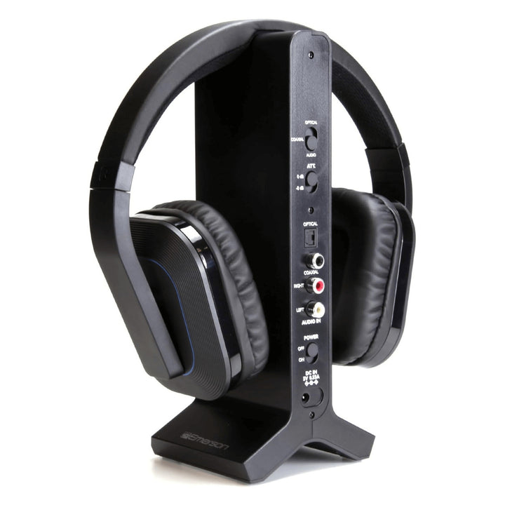 Emerson 2.4G Wireless TV Headset with High-Definition Audio and Charging Stand Image 4