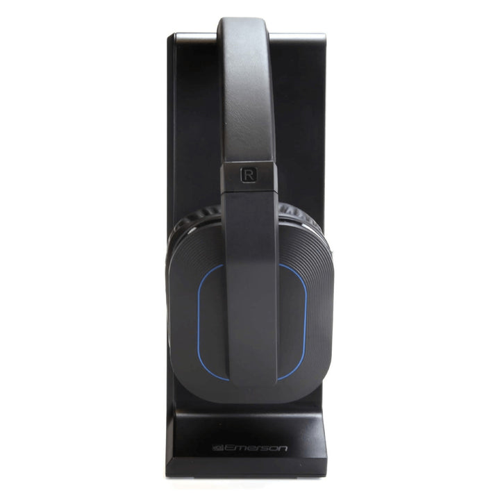 Emerson 2.4G Wireless TV Headset with High-Definition Audio and Charging Stand Image 8