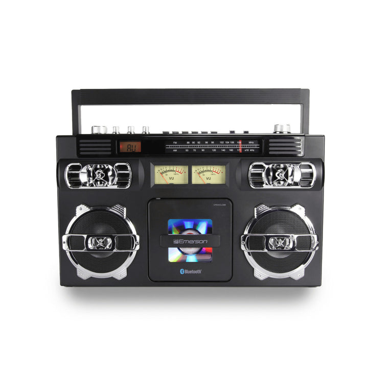 Emerson Retro Portable CD Boombox w Programmable Memory and LED Digital Display Image 1