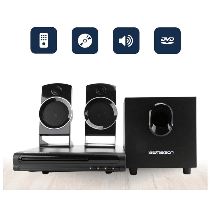 Emerson Speaker Surround Sound System and 2.1 Channel Home Theater DVD Player Image 8