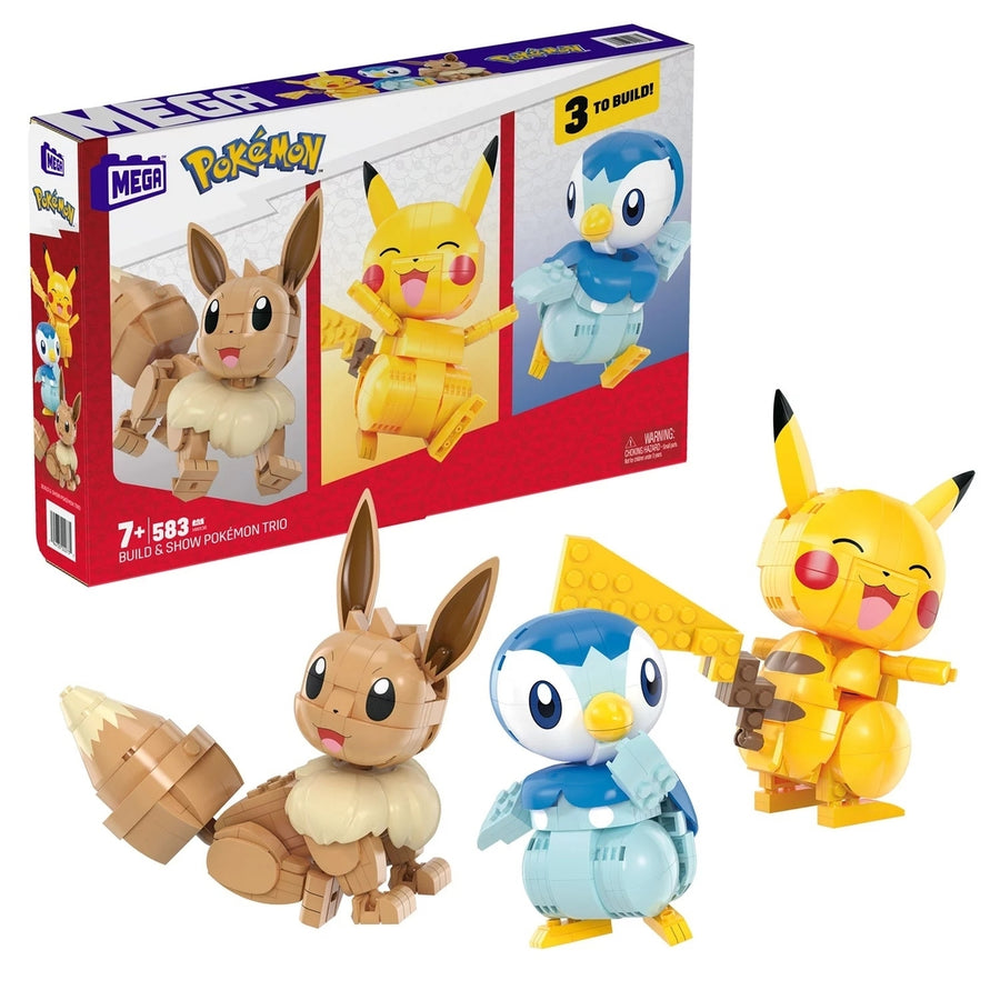 Pokemon Mega Construx Trio Image 1