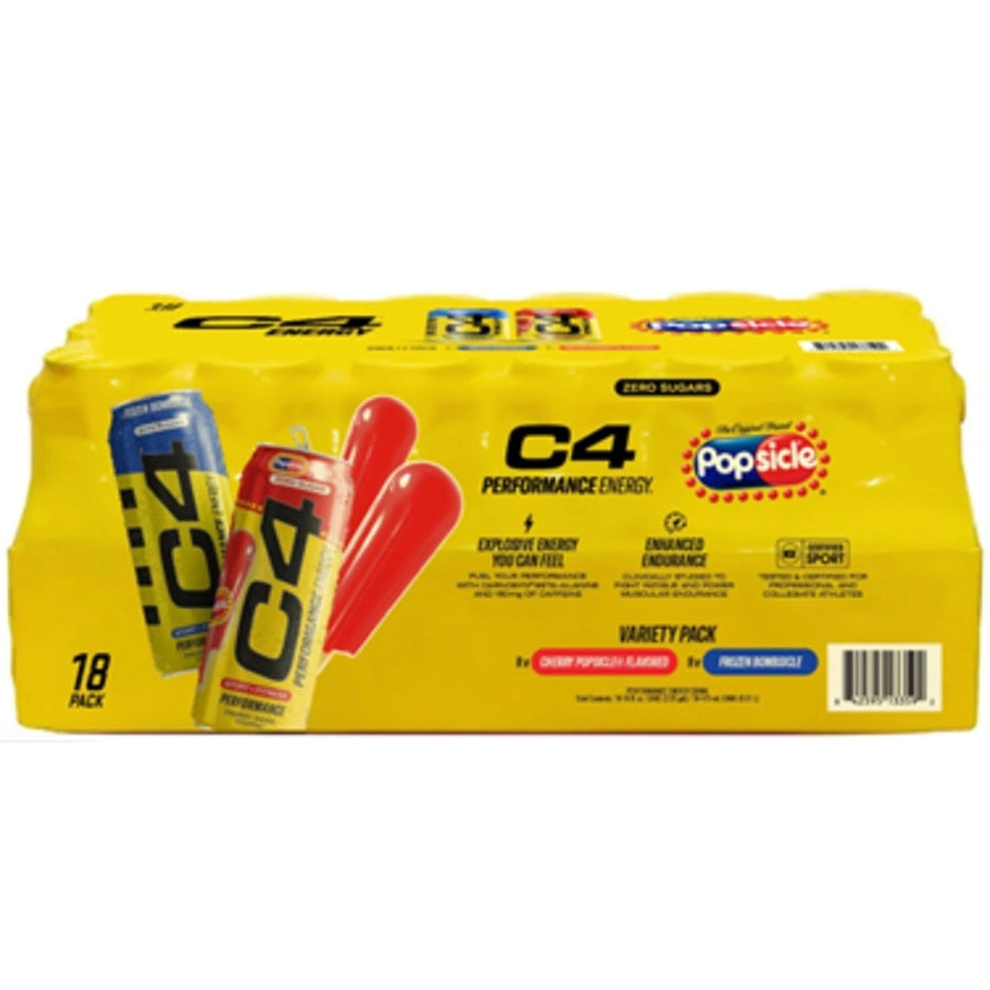C4 Performance Energy Variety Pack, 16 Fluid Ounce (Pack of 18) Image 1