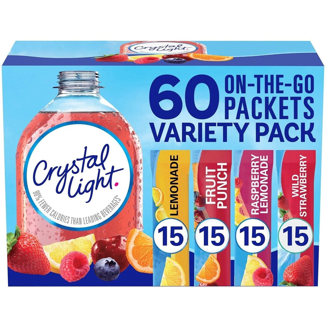 Crystal Light Powdered Drink Mix Variety Pack (60 Count) Image 1