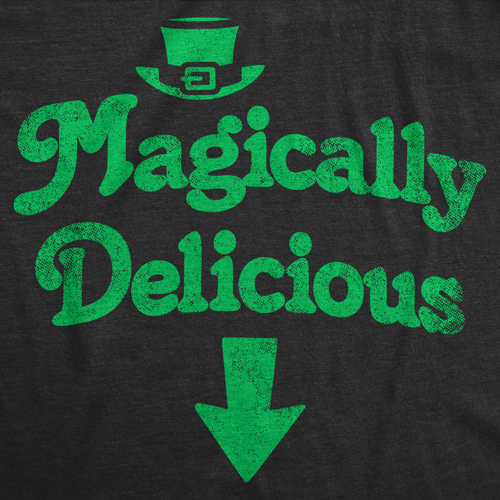 Mens Funny T Shirts Magically Delicious Arrow St Patricks Day Sarcastic Tee Image 2