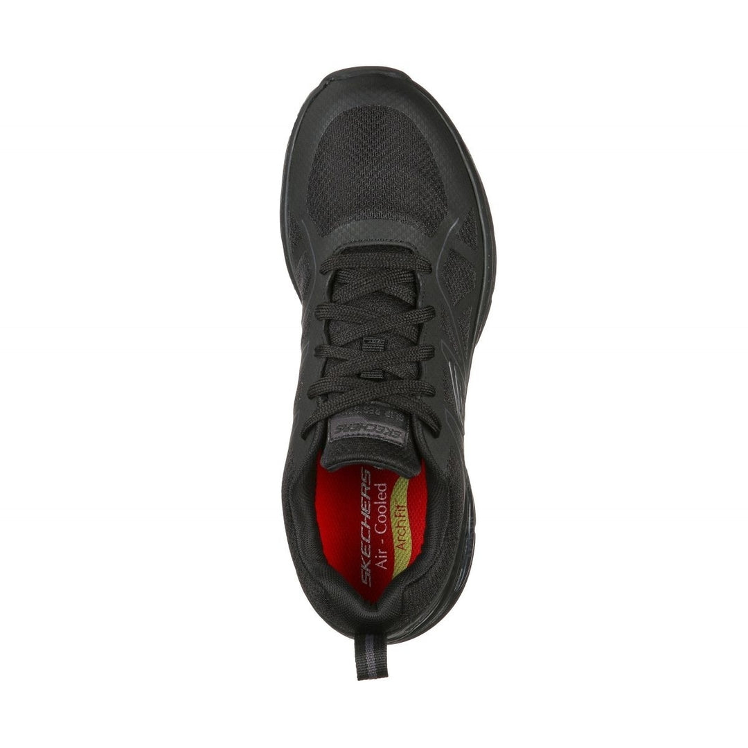 SKECHERS WORK Mens Arch Fit SR - Axtell Soft Toe Slip Resistant Work Shoe Black - 200025-BLK  BLACK Image 3