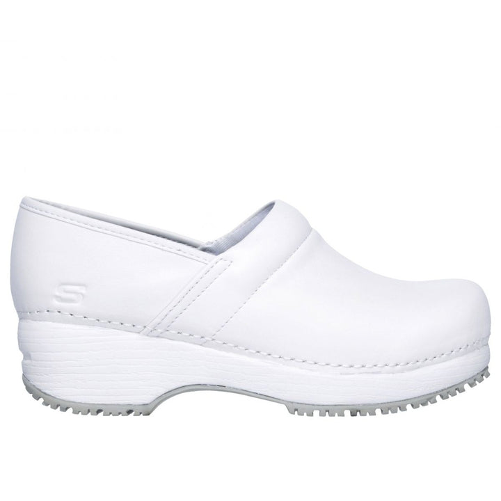 SKECHERS WORK Womens Clog SR - Candaba Soft Toe Slip Resistant Work Shoe White - 77227-WHT varies WHT Image 1