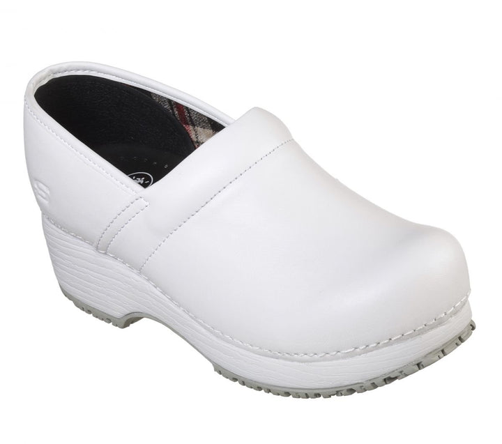 SKECHERS WORK Womens Clog SR - Candaba Soft Toe Slip Resistant Work Shoe White - 77227-WHT varies WHT Image 2