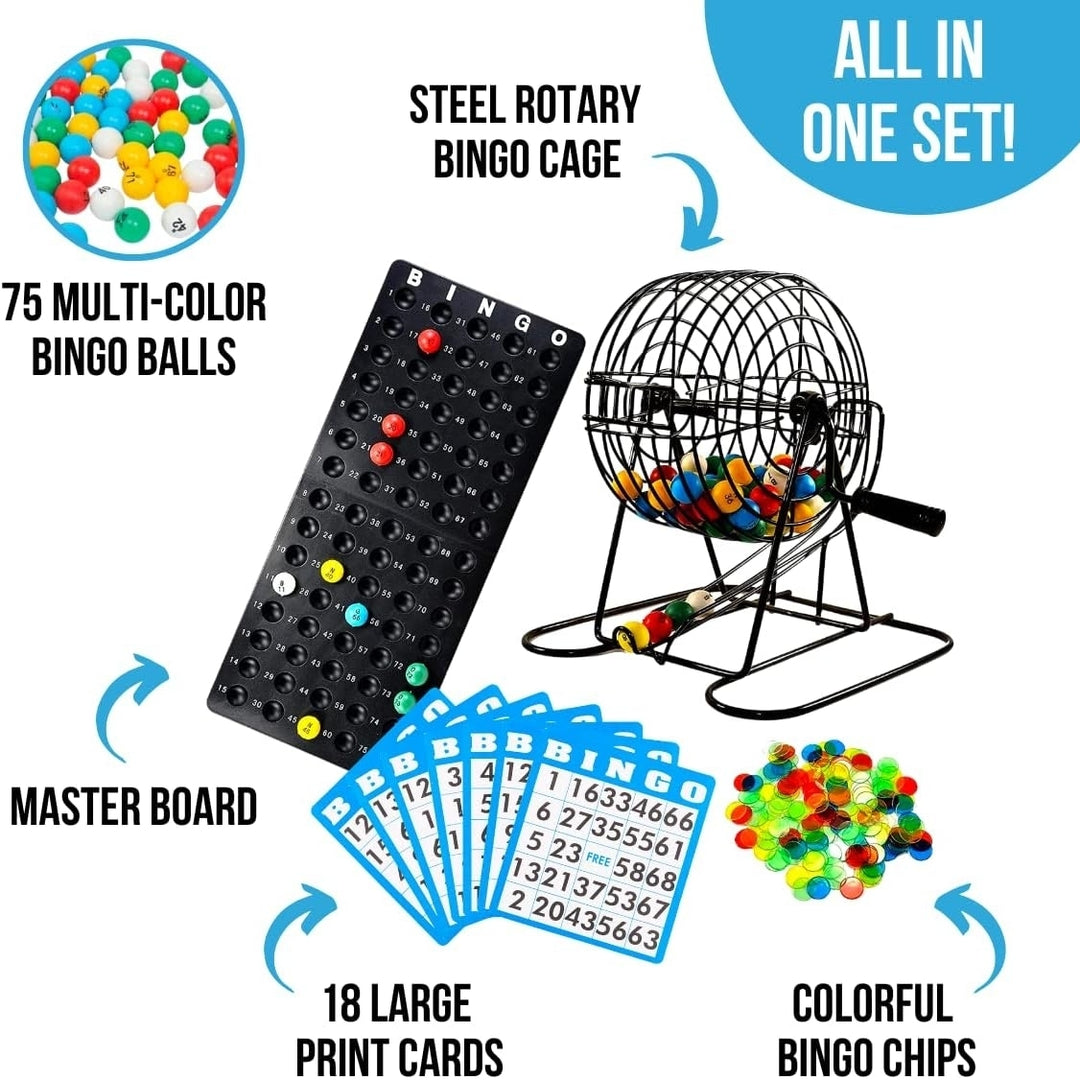 Bingo Game for Adults - Deluxe Bingo Sets for Adults Large Group Image 3