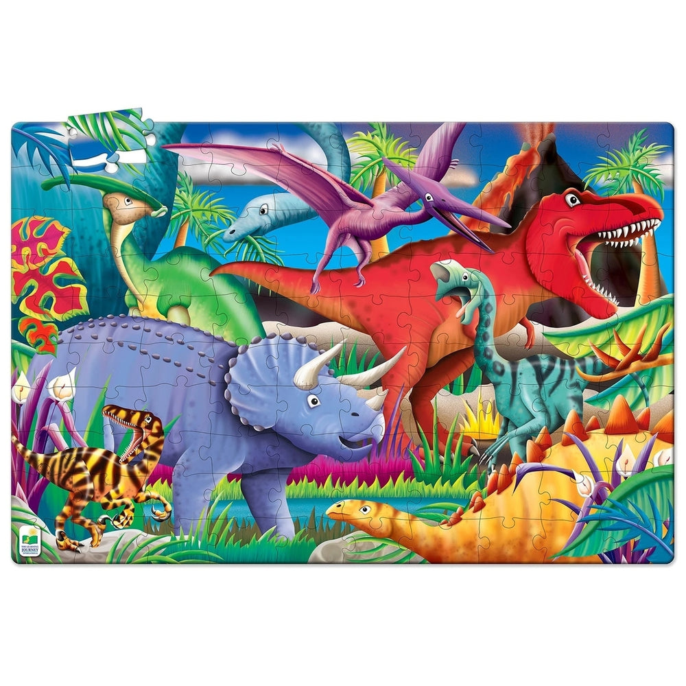 Glow in the Dark PuzzlesDinosaurs + Space 2 Pack Image 2