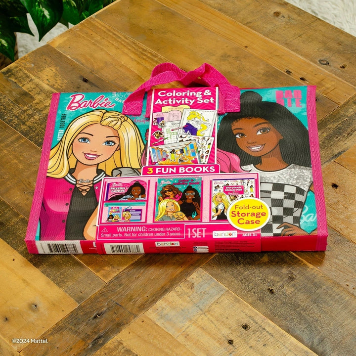 Barbie Color and Activity Tri-Fold Storage Case Image 4