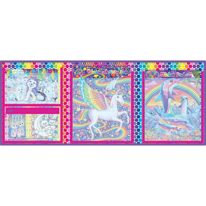 Lisa Frank Coloring and Activity Tri-Fold Storage Case Image 3