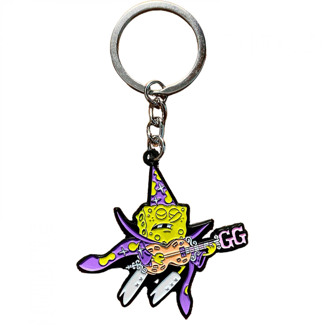 SpongeBob SquarePants Goofy Goober Wizard Enamel Keychain Image 1