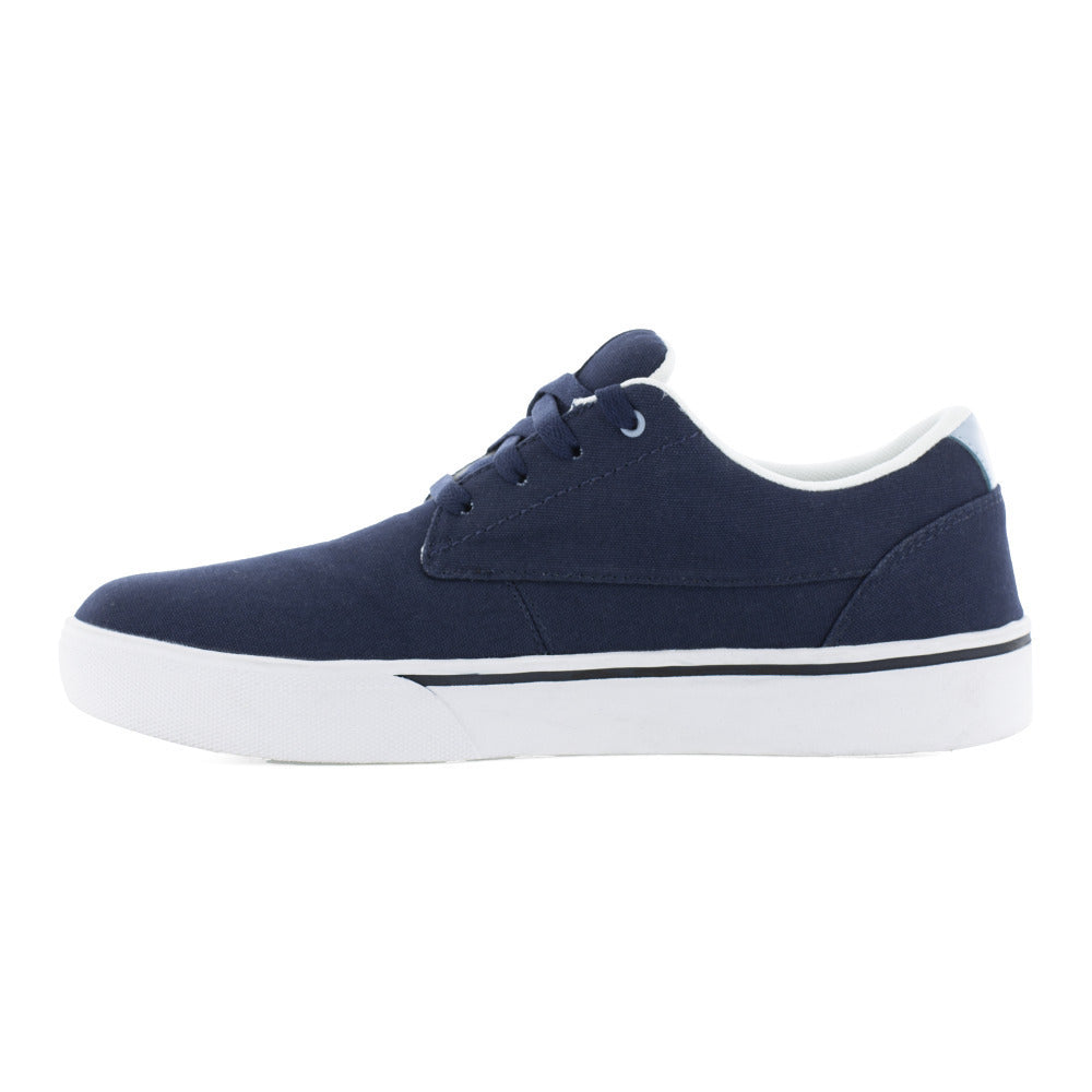 VOLCOM WORKWEAR Mens True Skate Inspired Composite Toe EH Work Shoe Navy/Light Blue - VM30116  NAVY/LIGHT BLUE Image 4