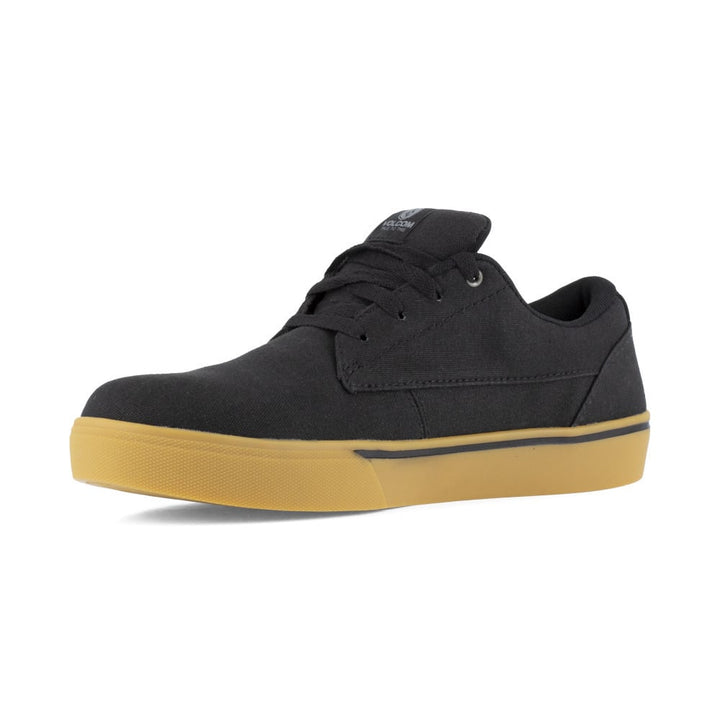 VOLCOM WORKWEAR Mens True Skate Inspired Composite Toe ESD Work Shoe Black/Gum - VM30117 BLACK/GUM Image 3