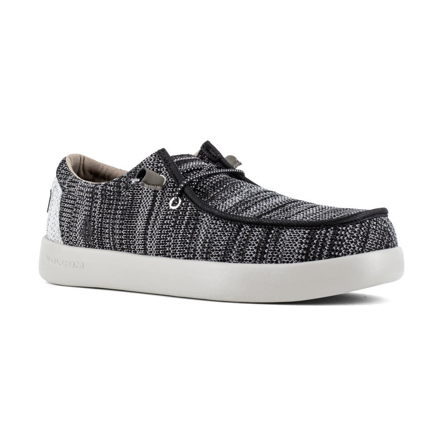 VOLCOM Mens Chill Composite Toe ESD Canvas Work Shoe Black VM30809 Grey Image 1