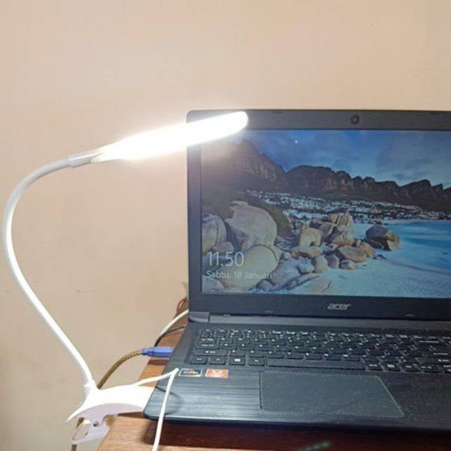 USB LED clip on Tube Light- asst colors Image 3