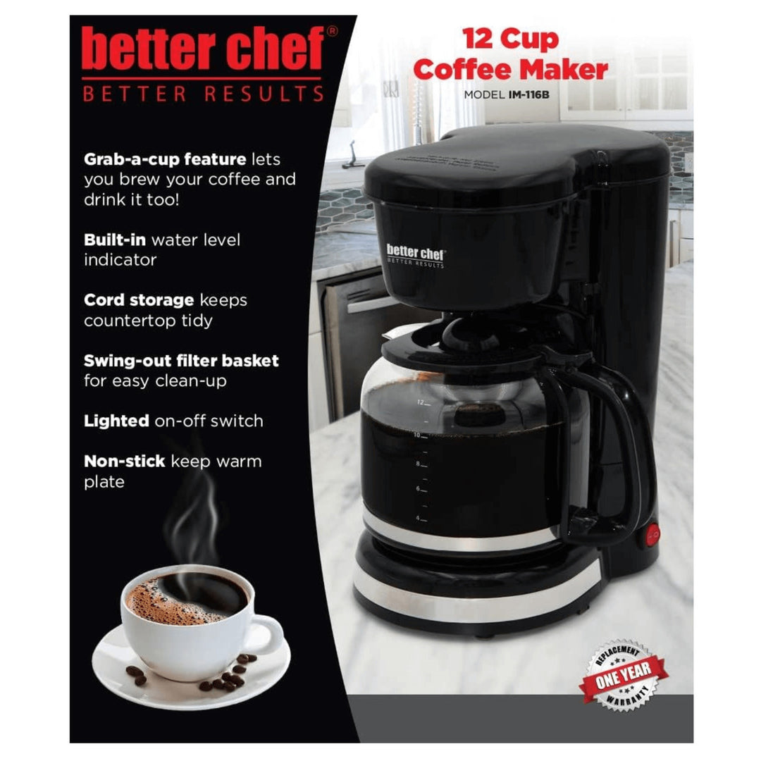 Better Chef 12 Cup Pause n Serve Coffee Maker Image 7