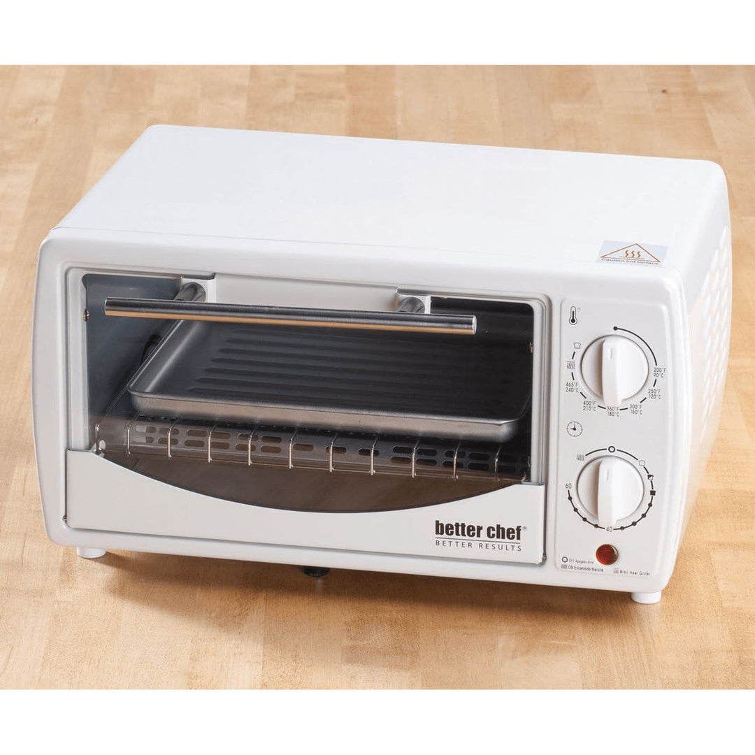 Better Chef 9L Toaster Oven Broiler with Slide-Out Rack and Bake Tray Image 6