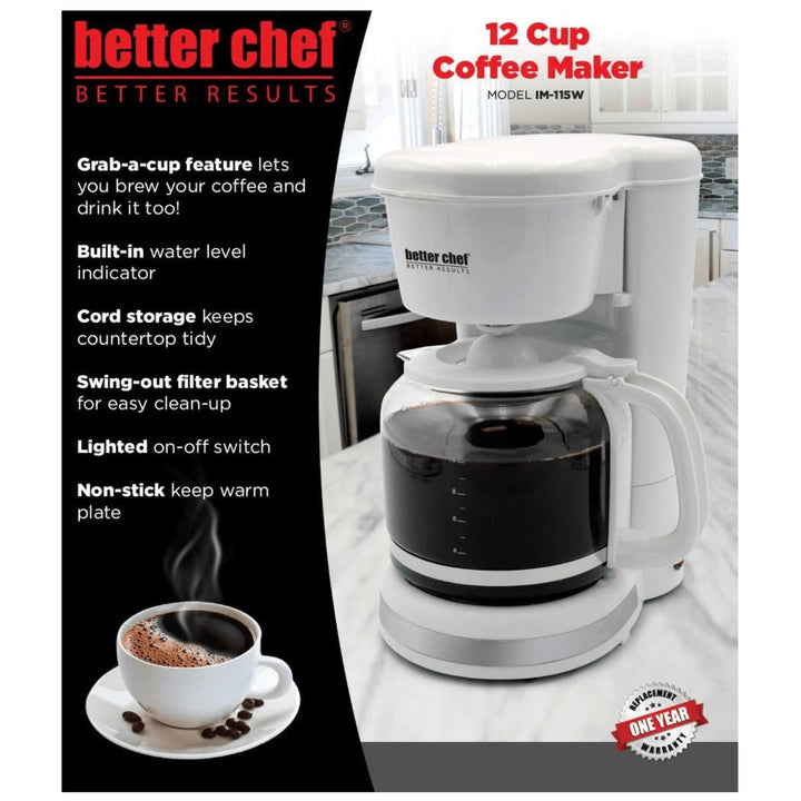 Better Chef 12 Cup Pause n Serve Coffee Maker Image 10