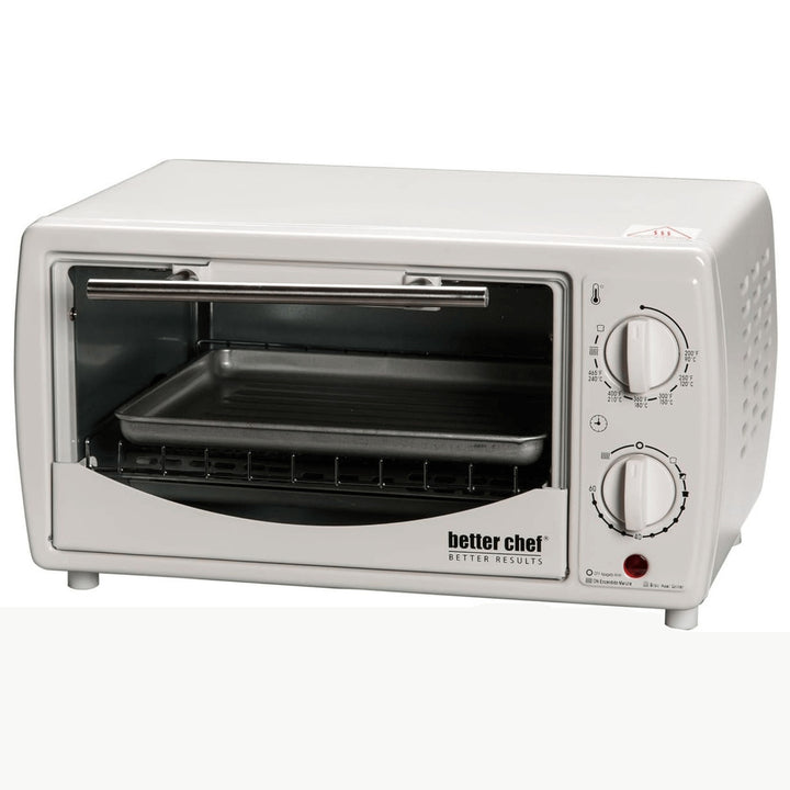 Better Chef 9L Toaster Oven Broiler with Slide-Out Rack and Bake Tray Image 3