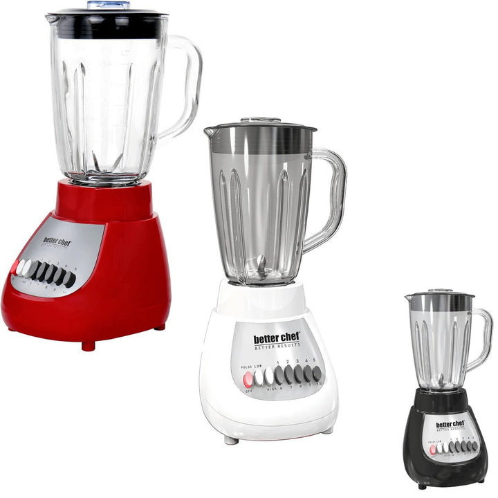 Better Chef Blender 10-Speed 5-Cup Glass Jar 350W Durable Countertop Model IM-618GB Image 1