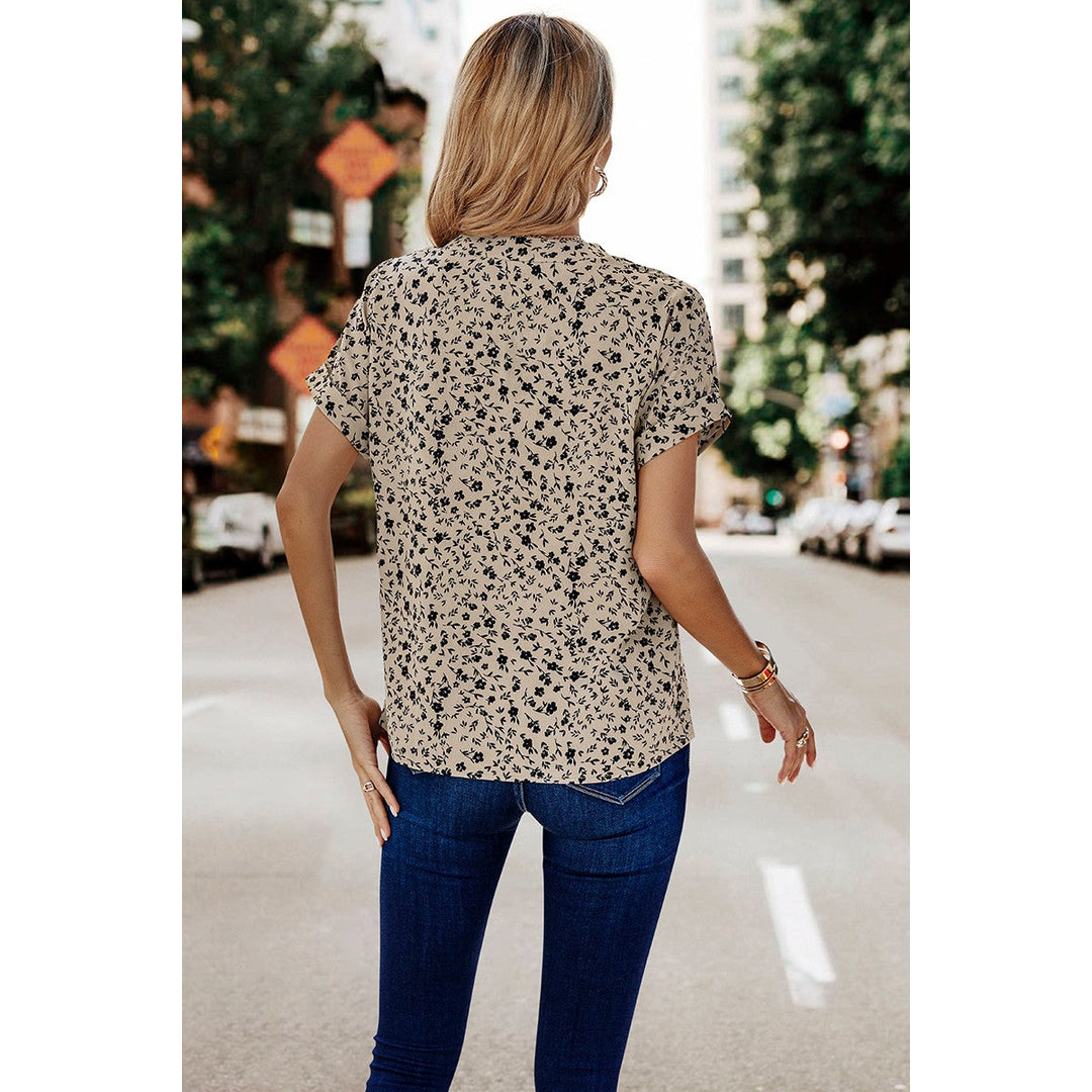 Dainty Bloom Vneck Blouse Image 6