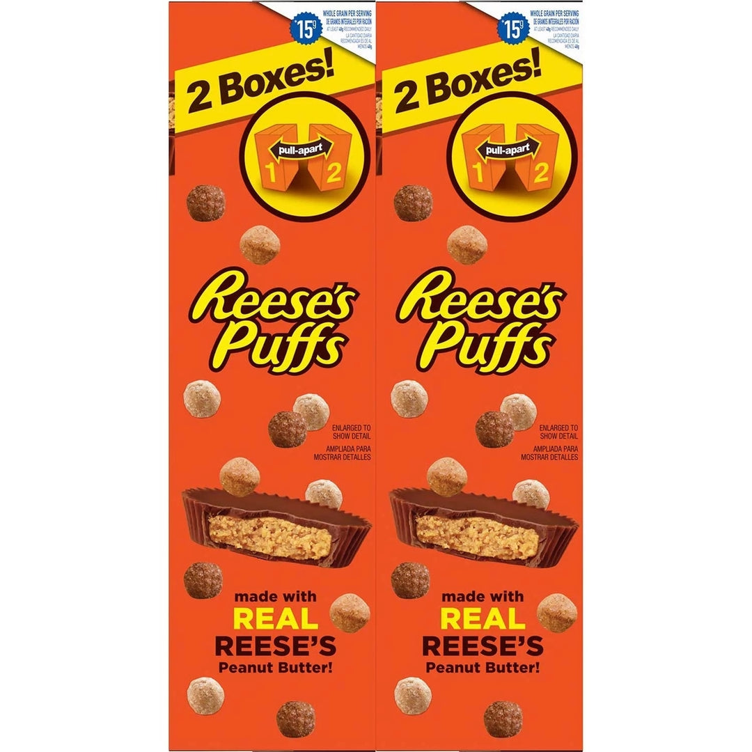 Reeses Puffs Peanut Butter Chocolate Cereal (51.4 Ounce) Image 2