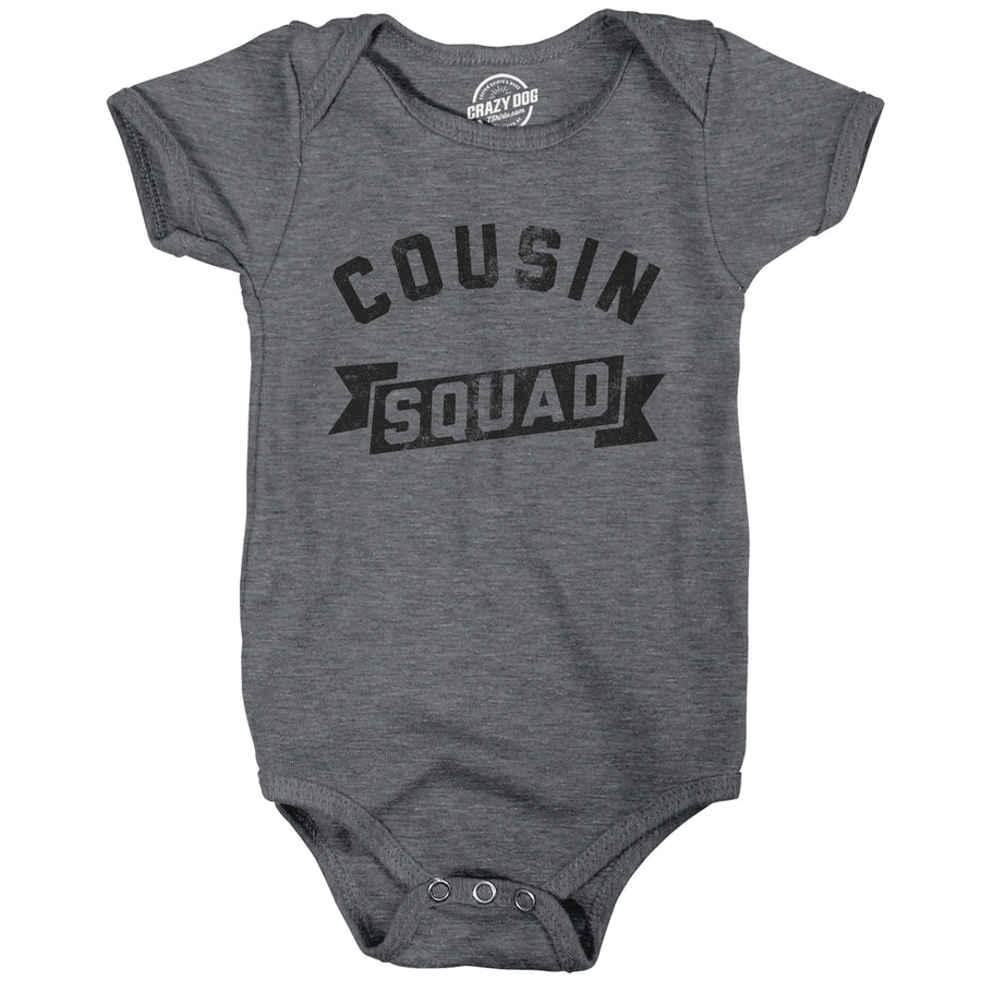 Cousin Squad Baby Bodysuit Funny Family Reunion Jumper For Infants Image 1