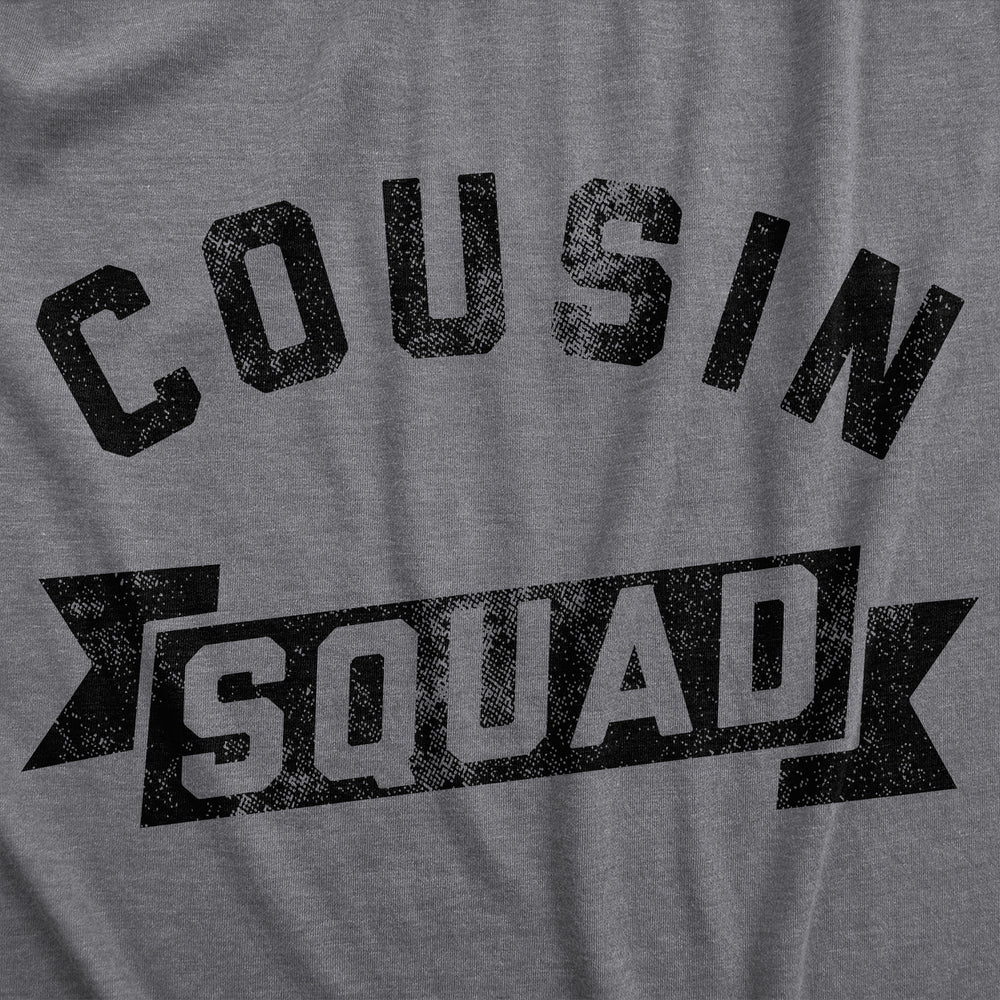 Mens Funny T Shirts Cousin Squad Family Reunion Novelty Tee For Men Image 2