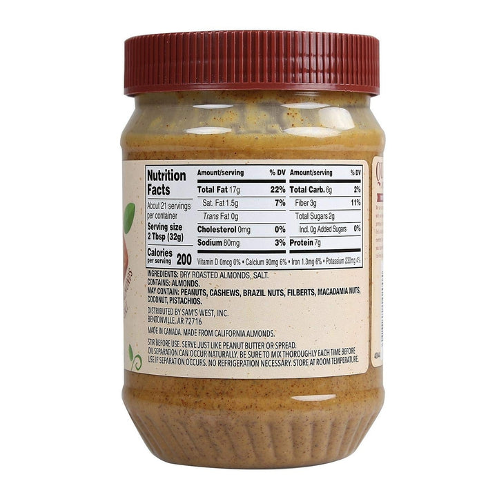 Members Mark Almond Butter (24 Ounce Jar) Image 2