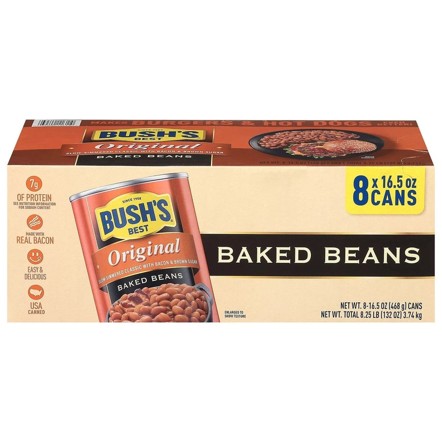 Bushs Original Baked Beans 16.5 Ounce (Pack of 8) Image 1