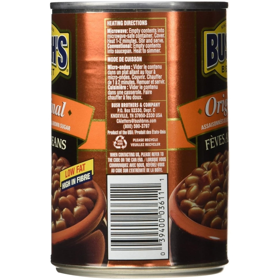 Bushs Original Baked Beans 16.5 Ounce (Pack of 8) Image 3