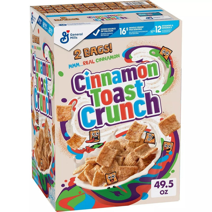 Cinnamon Toast Crunch 2 Bags 49.5 Ounce Total Image 1