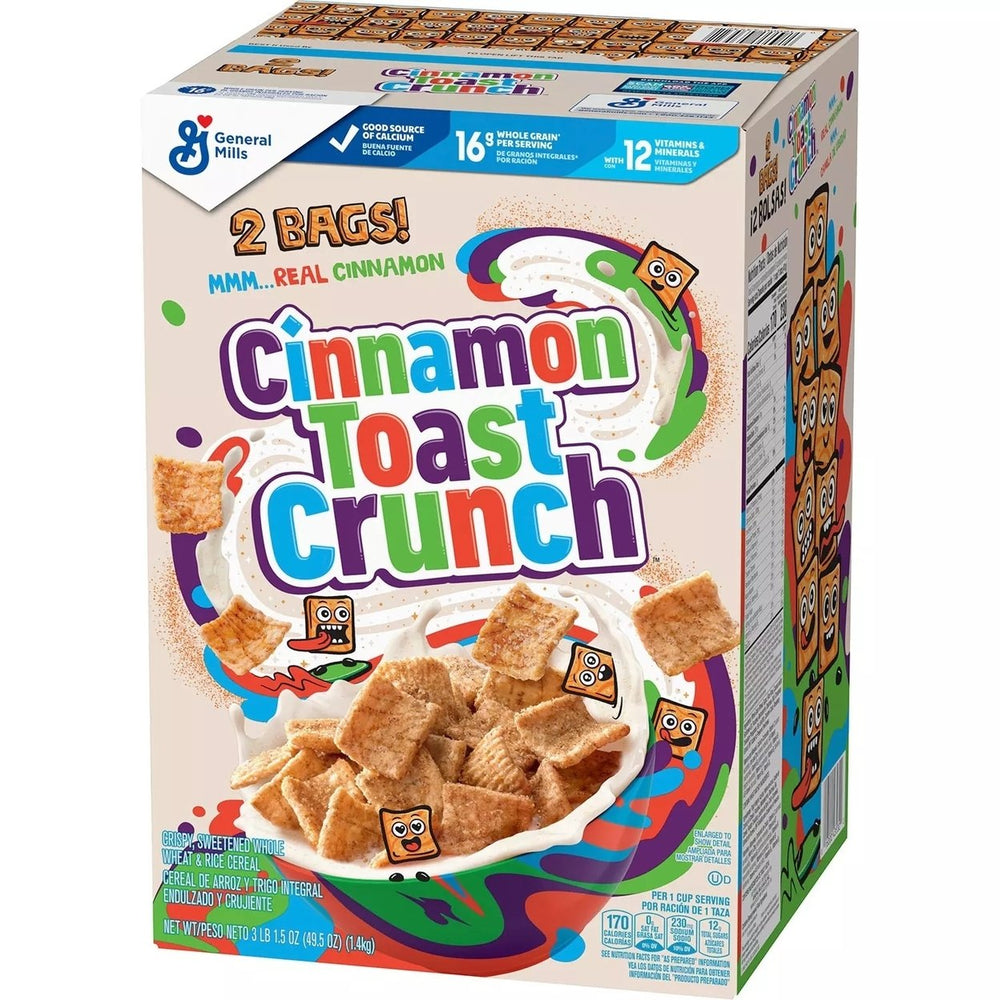 Cinnamon Toast Crunch 2 Bags 49.5 Ounce Total Image 2