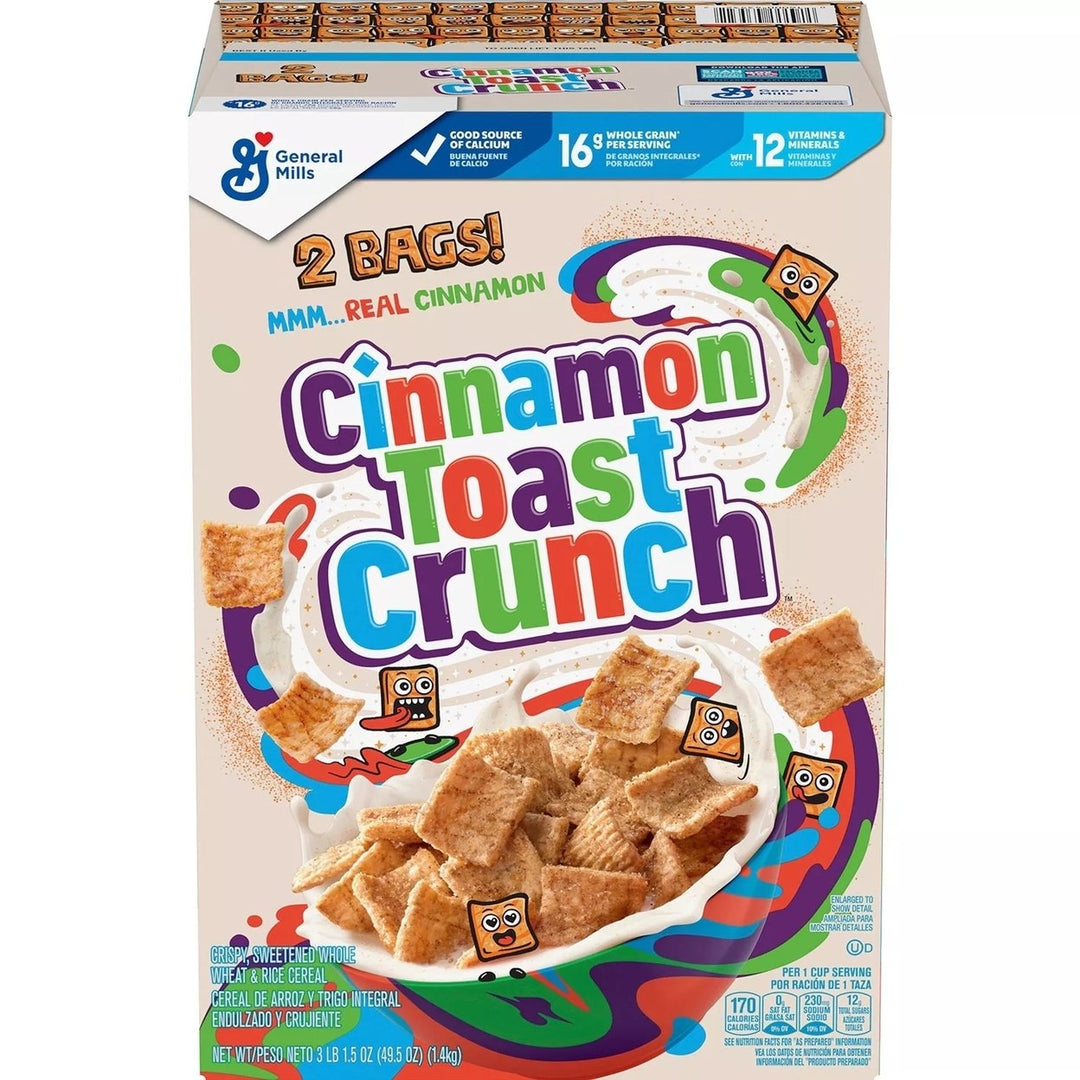 Cinnamon Toast Crunch 2 Bags 49.5 Ounce Total Image 3