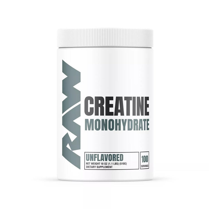 RAW Nutrition Creatine Monohydrate PowderUnflavored510g (100 Servings) Image 1