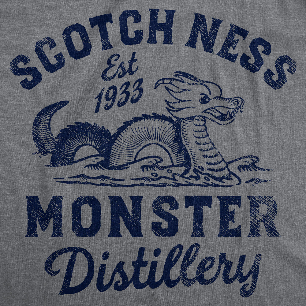 Womens Scotch Ness Monster Distillery Funny T Shirt Drinking Graphic Tee For Ladies Image 2