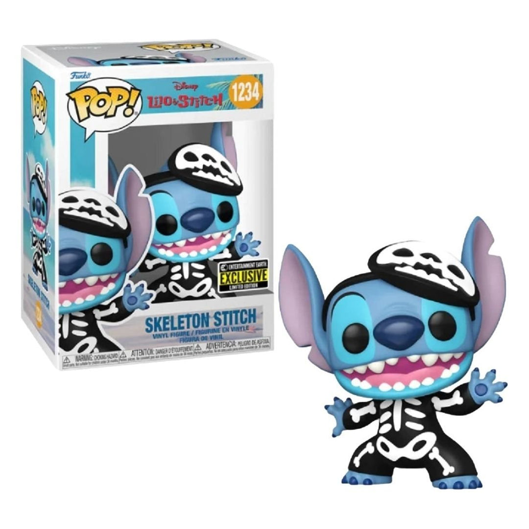 Lilo and Stitch Skeleton Stitch Pop! Vinyl Figure - Entertainment Earth Exclusive 1234 Image 1