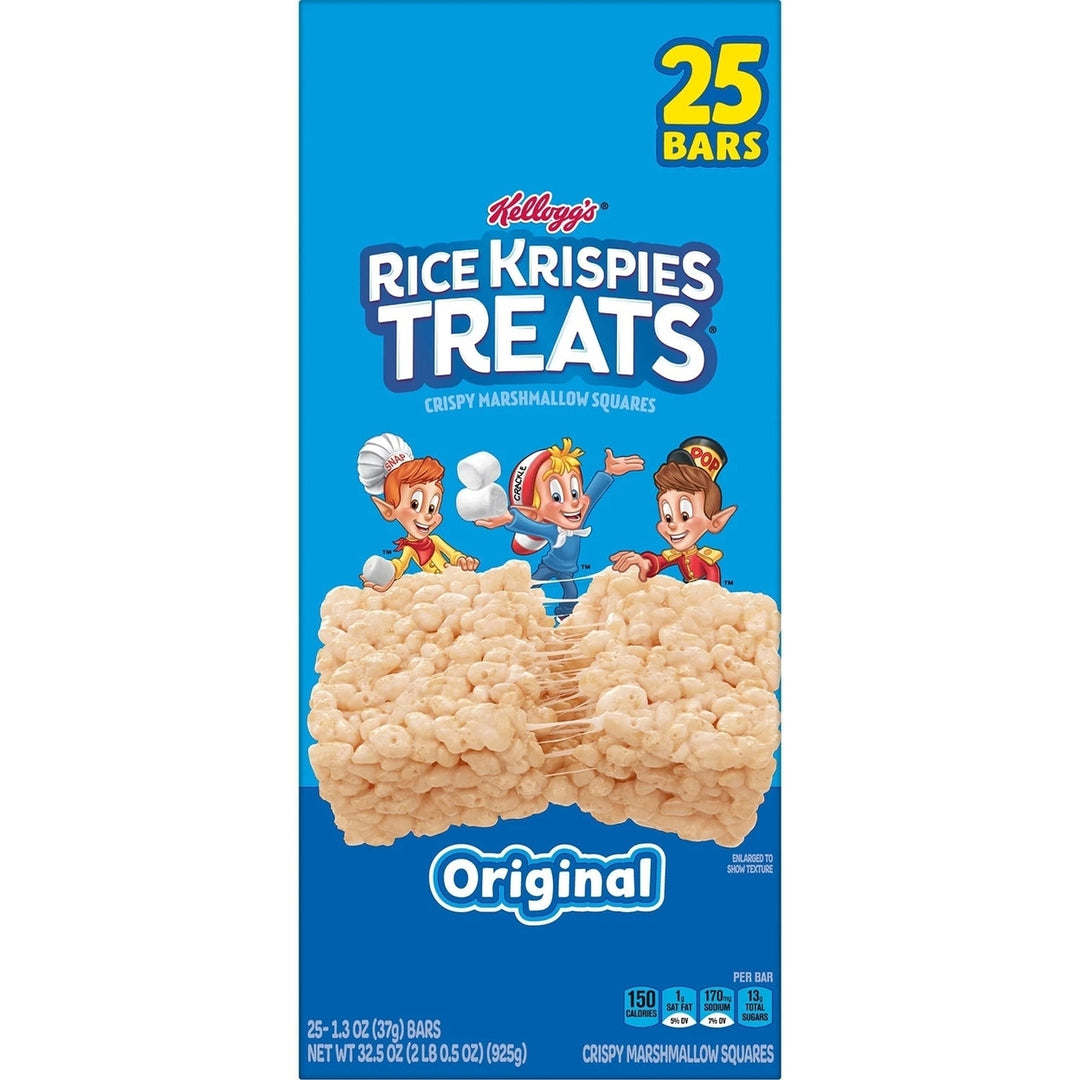 Kelloggs Rice Krispies Treats Bars 1.3 Ounce (25 Count) Image 2