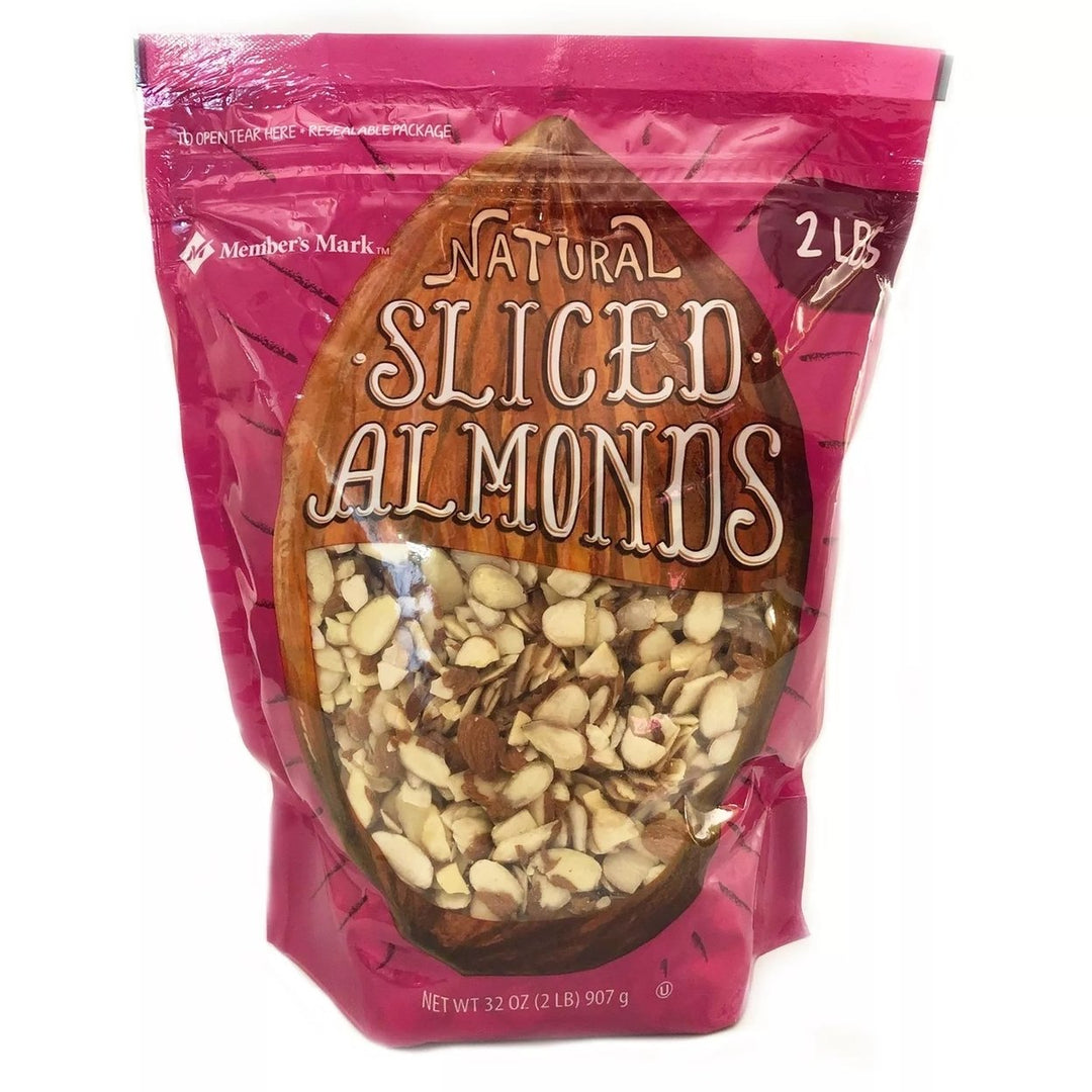 Members Mark Natural Sliced California Almonds (32 Ounce) Image 1