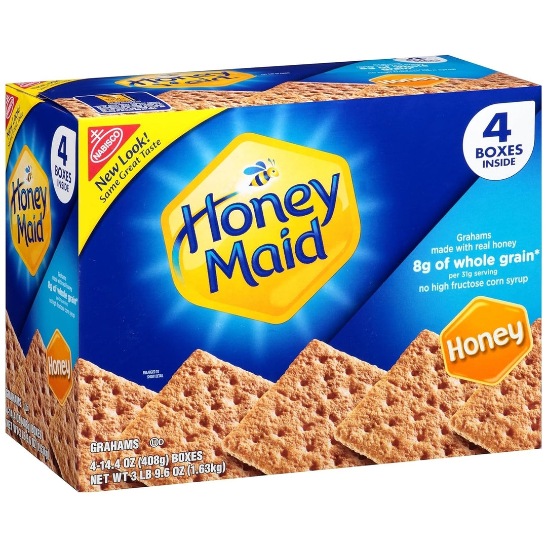 Nabisco Honey Maid Honey Graham Crackers (14.4 Ounce 4 Pack) Image 2