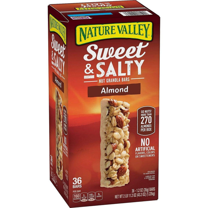 Nature Valley Sweet and Salty Almond Granola Bars 1.2 Ounce Bar (36 Count) Image 1