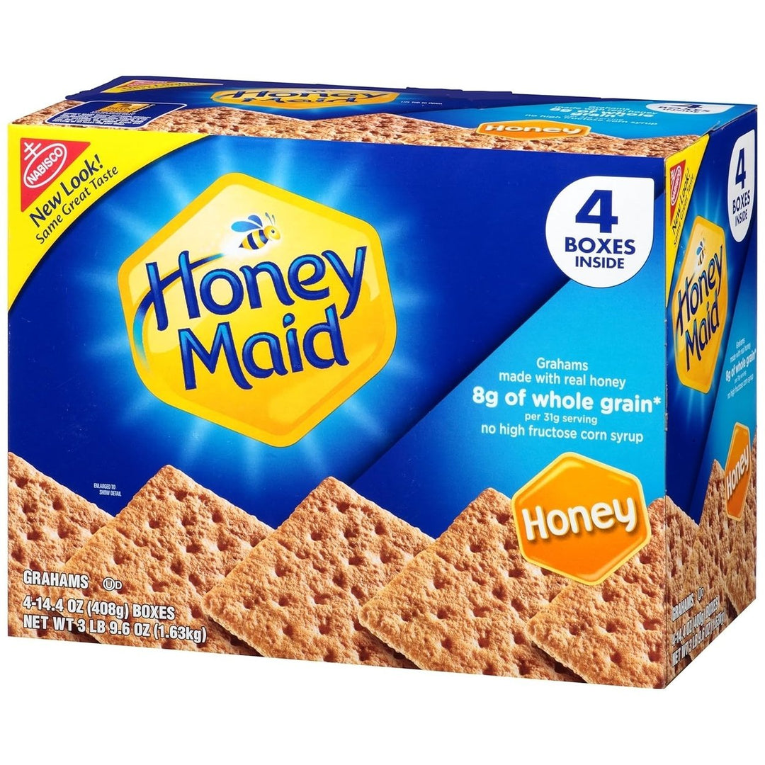 Nabisco Honey Maid Honey Graham Crackers (14.4 Ounce 4 Pack) Image 3