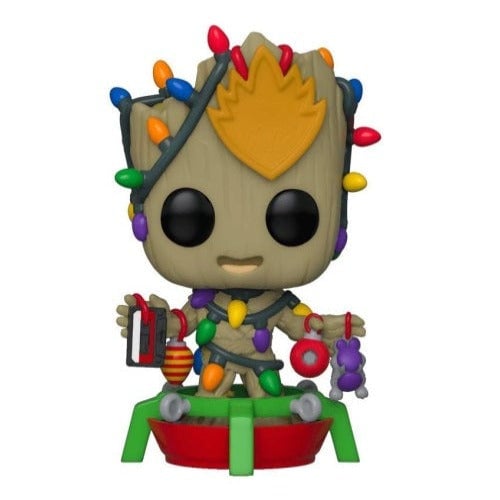 Groot Holiday Funko POP Marvel Collector Corps Limited Edition Art Toy Image 3