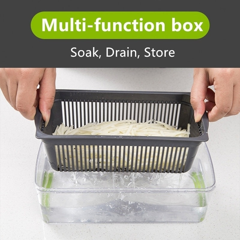 Multifunctional Vegetable Cutter Meat Slicer Potato Shredder Image 4