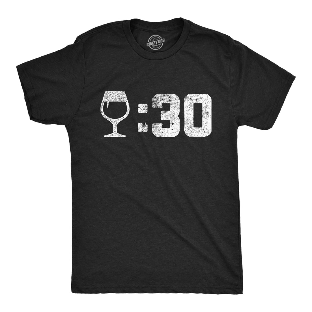 Mens Wine 30 Funny T Shirt Drinking Graphic Tee Sarcastic Shirt For Men Image 1