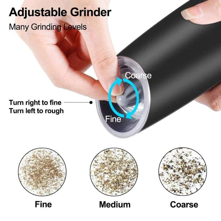 Electric gravity sensing coffee bean grain grinder Image 3