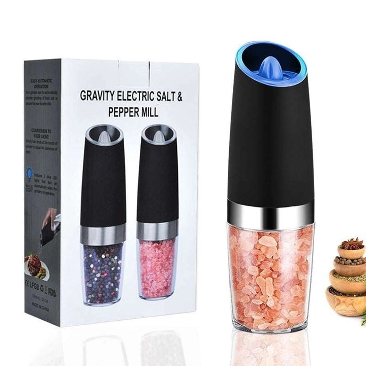 Electric gravity sensing coffee bean grain grinder Image 4